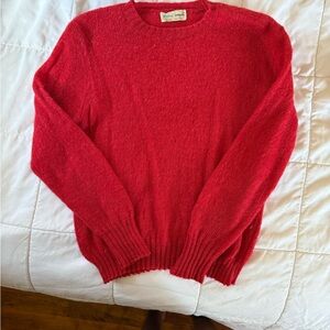 Pandora Vibrant Red Wool Blend Sweater